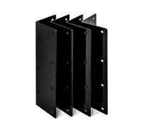 Cpolebev Set di 4 Staffe Angolari per Letto da Giardino Rialzato con per Legno per Letto da 20 Pollici A 24 Pollici per Fioriera da Giardino Facile Installazione Facile da Usare