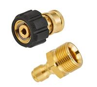 Cpolebev Set di Adattatori per Idropulitrici Ad Alta Pressione Kit di Connessione Rapida per da Schiuma da Neve M22 un Connessione Rapida da 1/4 Pollici, 5000 PSI