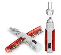 Cpolebev Set di Cacciaviti A Cricchetto Bidirezionali Multiangolo 15 In 1 Cacciaviti di Precisione con Punta Magnetica Torx Cacciaviti di Precisione Facili da Usare A