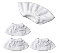 Cpolebev Set di Coperture nel Microfibra 4 Pezzi per Ugello Manuale EasyFix Steam Cleaner SC1, SC2, SC3, SC4, SC5