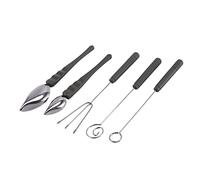 Cpolebev Set di Cucchiai da Disegno per Decorare, Utensili da Immersione per Caramelle Set di Cucchiai per Forchette da Immersione Cioccolato Set di Cucchiai Cuoco per Piatti Decorativi