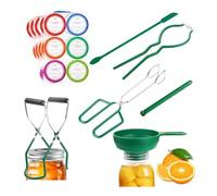 Cpolebev Set di Kit per Conserve - Set di Strumenti per Conserve di Alta Qualità In Acciaio Inossidabile, Antiruggine, Accessori di Ricambio Lavabili In Lavastoviglie
