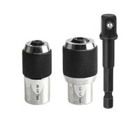 Cpolebev Set di Prese per Rubinetto, Estrattore per Rubinetto da 3 Pezzi con Ganasce Regolabili, Prese per Rubinetto con Adattatore per Presa da 3/8 Pollici per Rubinetti, Alesatori