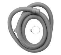 Cpolebev Set di Prolunga per Tubo di Scarico Tubo Flessibile Universale per Lavatrice 6.5Ft, Include Fascette per Tubi di Scarico