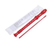 Cpolebev Set di Registratori Soprano A 8 Fori Rossi con di Pulizia, Kit di Registratori con Chiave C In Stile Tedesco per Bambini, Studenti Principianti