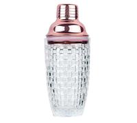 Cpolebev Set di Shaker per Cocktail In Vetro da 13 Oz - Shaker In Vetro per Cocktail, Shaker per Cocktail e Shaker per Cocktail Rosa Resistente Facile da Usare