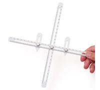 Cpolebev Set di Strumenti Combinati per Righelli di Misurazione In Ceramica Strumenti per Ceramica Righello di Misurazione Multifunzionale per Profondità/Spessore/Calibro
