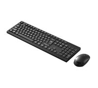 Cpolebev Set di Tastiera e Mouse Wireless 2.4G per Ufficio, Tastiera da Gioco, Accessori per PC