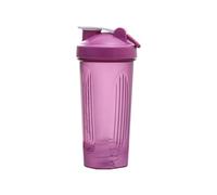 Cpolebev Shaker Cup Portatile Comoda Tazza di Agitazione 600 Ml Bottiglia Shaker In Plastica per Adulti Facile da Installare Facile da Usare Viola
