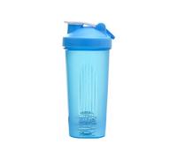 Cpolebev Shaker Cup Portatile Conveniente Tazza di Agitazione 600 Ml Bottiglia Shaker In Plastica per Adulti Facile da Installare Facile da Usare Blu
