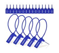 Cpolebev Sigilli Antimanomissione In Plastica da 1000 Pezzi Etichette per Estintori Etichette di Sicurezza Sigilli di Sicurezza Fascette Numerate Etichette Blu Durevole Facile da Usare