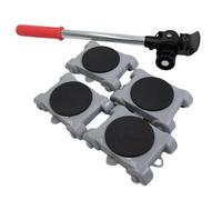 Cpolebev Slitte per Movimentazione di Trasporto per Sollevatori per Mobili Pesanti Set di Strumenti per Movimentazione di Mobili con Ruote Parti del Kit Barra A Rulli Utensili Manuali per Spostamento