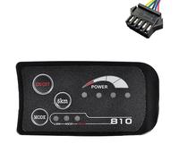 Cpolebev SM 5PIN S810 Misuratore Display LED E-Bike 36V IP65 Protocollo UART per Sostituzione Misuratore Bici Elettrica per Bicicletta Elettrica