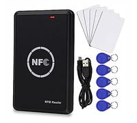 Cpolebev Smart Access Control Card Copier RFID Reader Writer 125KHz Card Duplicator 13.56MHz Encrypted Card Decoder Tag NFC