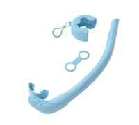 Cpolebev Snorkel per Immersione in Morbido Silicone, Design Portatile e Pieghevole, Facile da Respirare, Adatto per Immersioni Libere e Nuoto,C