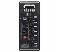 Cpolebev Sostituzione Scheda Amplificatore 12V Square Dance Speaker Amplificatore Supporto Bluetooth AUX TF-Card Registrazione U-Disk Altoparlante da 6-12 Pollici