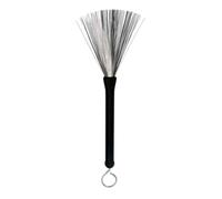 Cpolebev Spazzole per Batteria da Jazz Retrattili In Filo D'Acciaio, Lunghezza 32cm, Ideali per la Pulizia per Gli Amanti Della Musica Jazz e Rock.