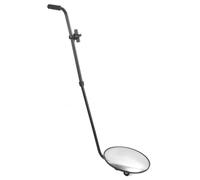 Cpolebev Specchio di Sicurezza Ingranditore per Ispezione del Veicolo, Impermeabile, Pieghevole, con Angolo Regolabile, Nero, 1 Pezzo