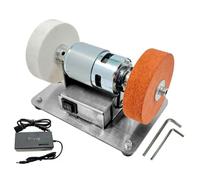 Cpolebev Spina Europea, Smerigliatrice Doppia da 100 W, Mini Elettrica per Lucidatura Grossolana e Fine, Elettrica
