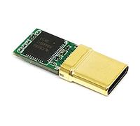 Cpolebev Spina USB-C, Chip di Decodifica ALC5686, Spina Audio 1U Placcata nel, 32 Bit 384 Khz, Adattatore DIY con Connettore di Ricarica Rapida