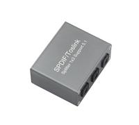 Cpolebev Splitter Audio Ottico Digitale SPDIF Digitale TOSLINK Splitter Audio in Fibra Ottica 1X3 Supporto Splitter 1 in 3 Uscite 5.1