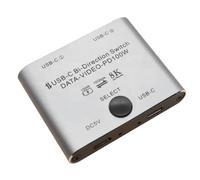 Cpolebev Splitter Switch USB C Bidirezionale 8K USB C Switcher KVM 8K 60Hz 4K 144Hz Video per più Sorgenti USB C