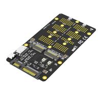 Cpolebev SSD/SATA-Bus SSD M.2(NGFF) NVMe Combinato 2 in 1 A SFF-8611/8612 e Adattatore SATA