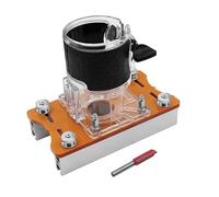Cpolebev Staffa di Fissaggio per Scanalatura 2 In 1 Base per Fresatrice per la Lavorazione del Legno, Base per Rifinitore, Scanalatura per Guardaroba
