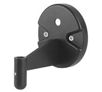 Cpolebev Staffa Regolabile Supporto per Microfono Montato A Parete Base Fissa Fori per Perforazione Microfono Universale e Supporto per Luce