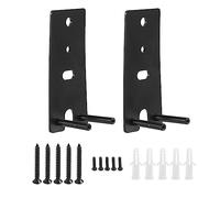 Cpolebev Staffe per Montaggio Un Parete nel Acciaio Nero di Ricambio per OmniJewel Lifestyle 650 e Altoparlanti Surround 700