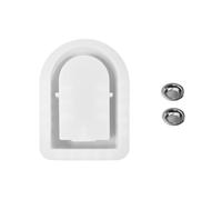 Cpolebev Stampo in Silicone per Bruciatore di Incenso A Coppa per Candela Arch Mold, Fai da Te per Gessi per Aromaterapia, C