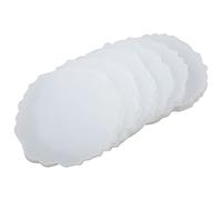 Cpolebev Stampo Sottobicchiere nel Resina da 6 Pezzi Stampo Geode nel Silicone Grande Stampo Un Forma di Irregolare Stampo per Vassoio nel Resina Epossidica DIY Stampo per