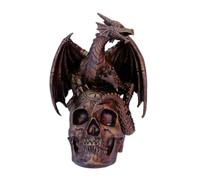 Cpolebev Statua del Teschio del Drago Volante Statue Figurine Ornamenti di Halloween Cool Apartment Comodino Decorazione Scultura