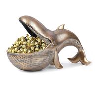 Cpolebev Statua Della, Statuetta In Resina Della Divertente Piatto di Caramelle, Ciotola Chiave per Tavolo da Ingresso, Tavolo con Scultura A Bocca Grande 20 X 12 X 12 cm