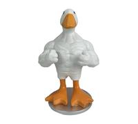 Cpolebev Statua di Oca Muscolare in Piedi per La Decorazione Domestica, Appendiabiti, Tavolo, Scrivania, Divertente Decorazione per La Camera da Letto, Regalo di Inaugurazione della Casa