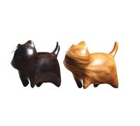 Cpolebev Statuine di Gatti in Legno Decorazioni in Stile Moderno Simpatici Ornamenti per Statue per Scrivania, Scrivania da Ufficio, Regali, Tavolino da caffè, Soggiorno