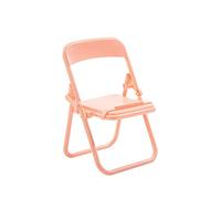 Cpolebev Steve Cute Little Chair Supporto per Telefono Cellulare Supporto per Telefono Pieghevole Supporto per Telefono Cellulare per Scrivania Rosa