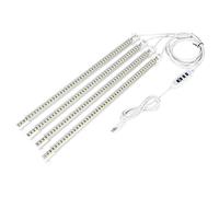 Cpolebev Strisce Luminose per Piante Un LED, Luci Un Spettro Completo per Piante da Interno con Timer di Accensione/Spegnimento Automatico 3/9/12H, 192 LED