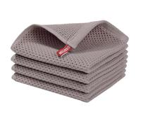 Cpolebev Strofinacci da Cucina In Tessuto A D'Ape In 100% Cotone, Strofinacci da Cucina Ultra Morbidi, Assorbenti, Ad Asciugatura Rapida, Marroni, Facili da Usare.