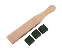 Cpolebev Strumenti per Kit di Cuoio in Cuoio Strop in Pelle Confezione da 3 Confezioni per Affilare il Cuoio Lucidante per Affilare I Coltelli per Affilare I Coltelli