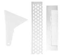 Cpolebev Strumento di Righello di Pittura Diamante 2PZ 5D e Strumenti di Correzione di Pittura Diamante 1Pc Righello di Pittura Diamante DIY per La Pittura di Diamanti