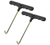 Cpolebev Strumento di Trazione un Molla per Trampolino 2 Pezzi, Strumento di Estrazione un Molla con Gancio un T per Trampolino