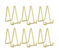 Cpolebev Supporti per Piatti da Esposizione - Espositore Portapiatti da 6 Pollici + Supporto con in Metallo per Piatto, Cavalletto per Foto