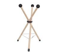 Cpolebev Supporto In Legno Massello, Supporto per Strumenti Musicali, Supporto per Batteria Portatile Pieghevole Universale