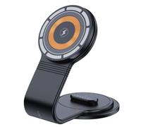 Cpolebev Supporto Magnetico per Telefono da Auto con Rotazione A 360 Gradi, Pannello di Ricarica Wireless, Supporto Magnetico per Telefono Cellulare con Ventosa