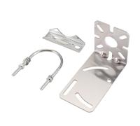 Cpolebev Supporto per Antenna Patch per Esterni Staffe per Antenna un Forma di L Fissaggio con Telaio un U Installazione su di Sostegno