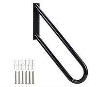 Cpolebev Supporto per Corrimano da 1 Pezzo Staffa Fissa In Acciaio Inossidabile Resistente Staffe da Parete per Bagno per Scale Pratiche