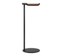 Cpolebev Supporto per Cuffie Curvo Rack Supporto per Auricolari da Gioco nel Metallo con Supporto per Auricolari con Base per Display da Tavolo, A