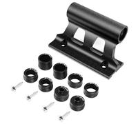 Cpolebev Supporto per Forcella per Bicicletta Supporto per Forcella Un Sgancio Rapido Supporto per Bicicletta con Clip Fissa Portapacchi con Perno Passante Nero