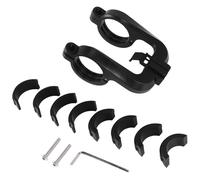 Cpolebev Supporto per Luce per Bicicletta Supporto per Staffa di Estensione del della Bici Supporto per Manubrio per Manubrio Supporto Centrale